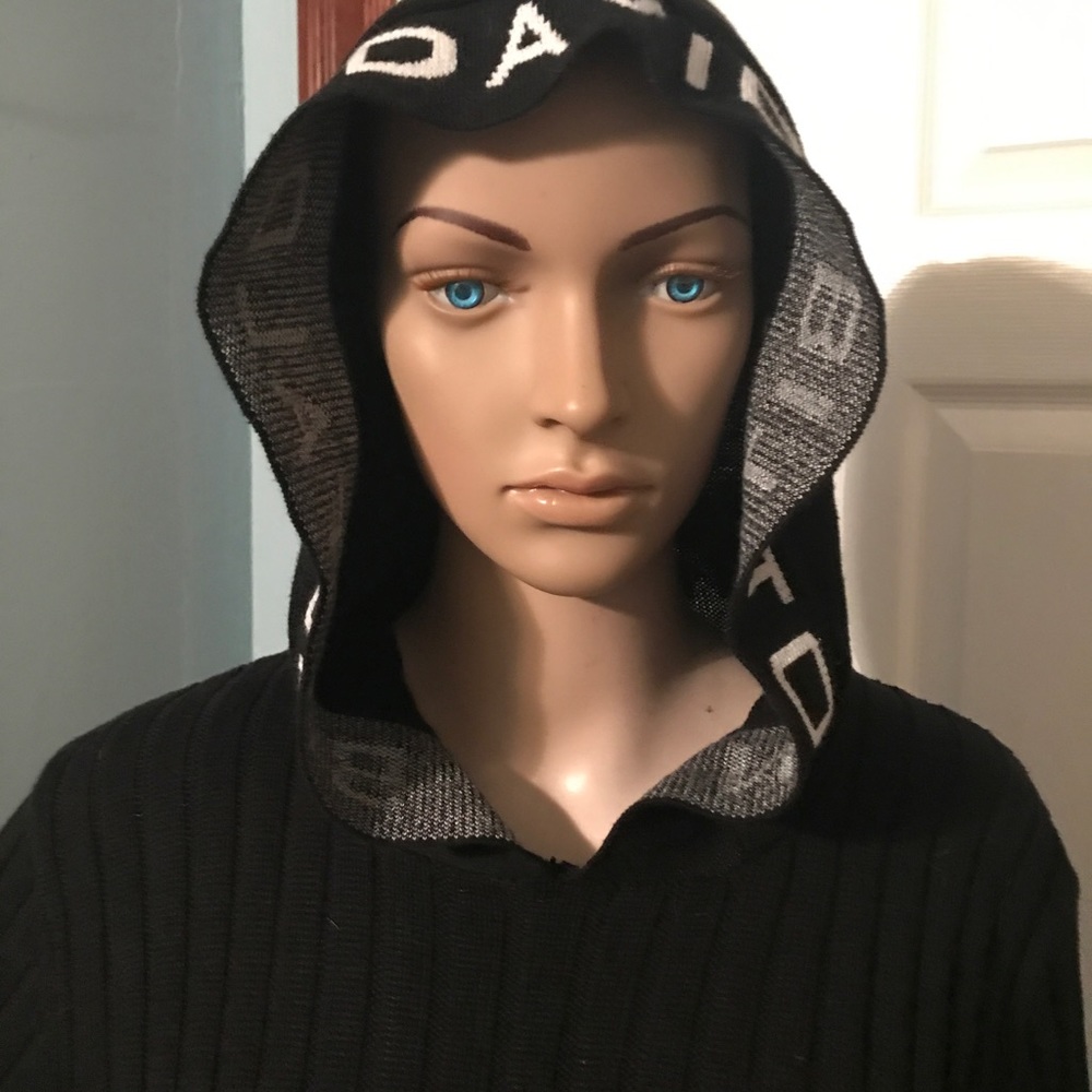 NWT buffalo David Bitton knit blk sweater